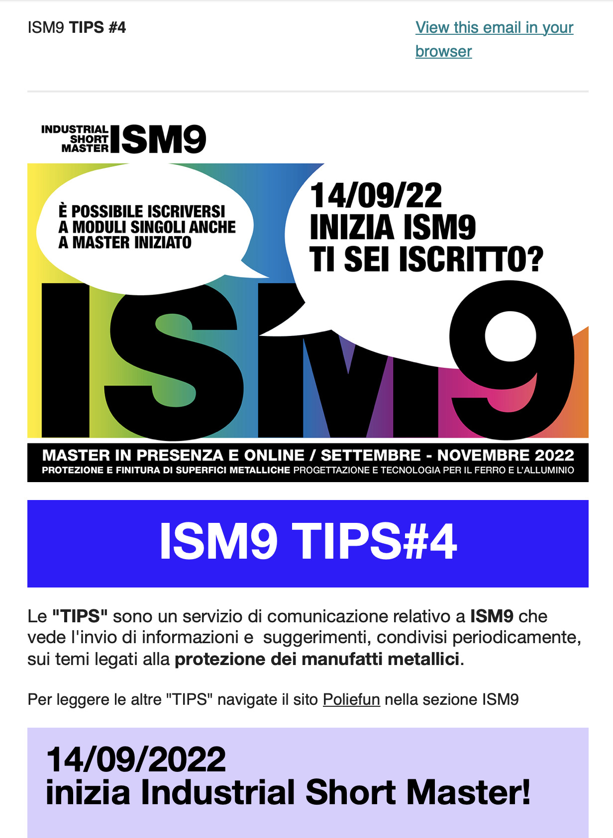 ISM9 TIPS